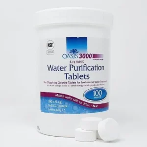 Oasis 3000 Water Purification Tablets (100 Tablets)